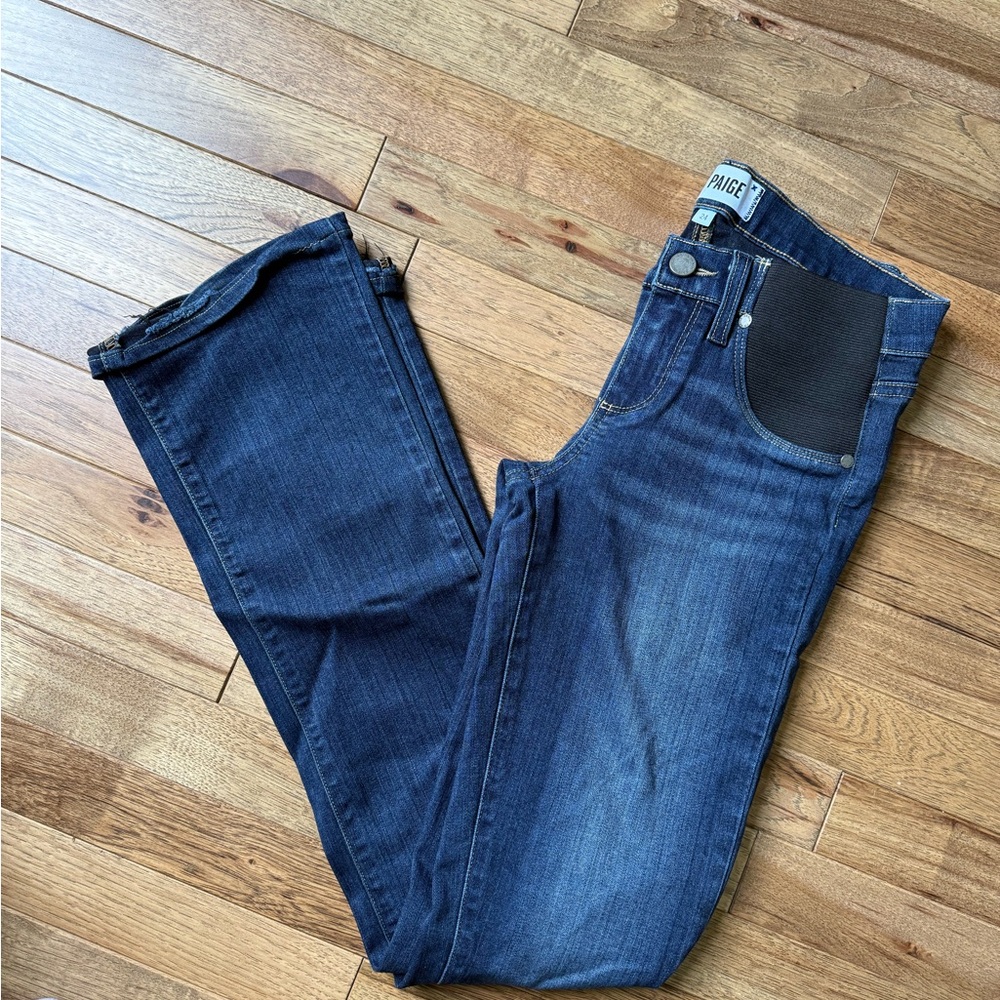 PAIGE Dark Blue Flare Jeans